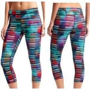 Athleta Laser Beam Sonar Capri Size Small
